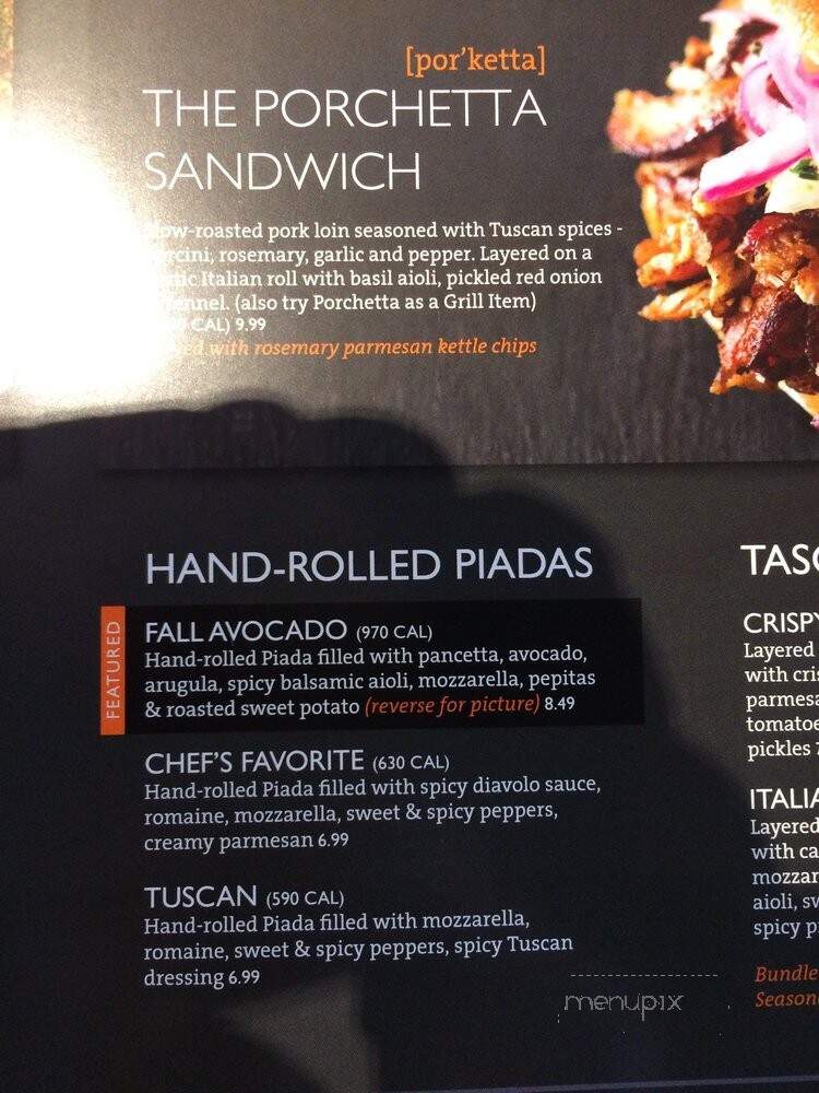 Piada Italian Street Food - Mason, OH menu_pic