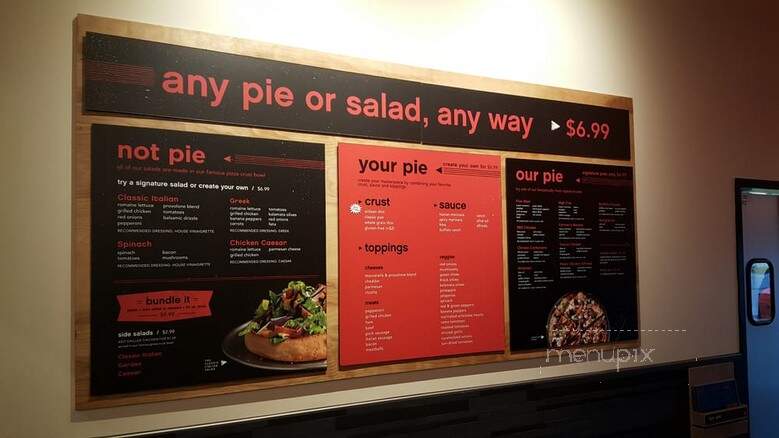 Pie Five Pizza Co. - Fort Worth, TX menu_pic