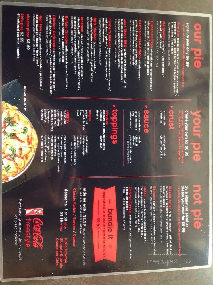 Pie Five Pizza Co. - Lenexa, KS menu_pic