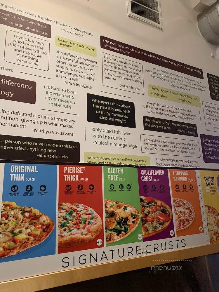 Pieology Pizzeria - Walnut, CA menu_pic