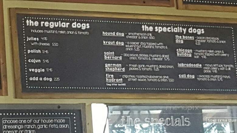 Pine Street Burger - Grass Valley, CA menu_pic
