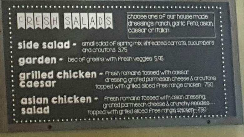 Pine Street Burger - Grass Valley, CA menu_pic