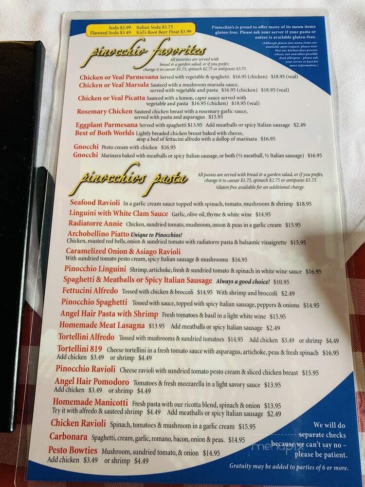 Pinocchio's Italian Eatery - Brighton, CO