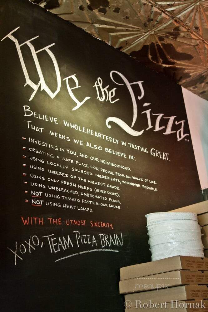 Pizza Brain - Philadelphia, PA menu_pic