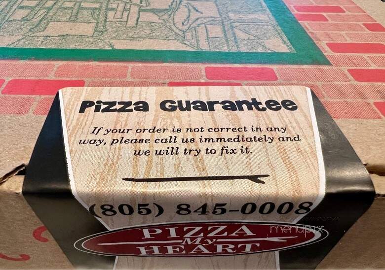 Pizza My Heart - Goleta, CA menu_pic