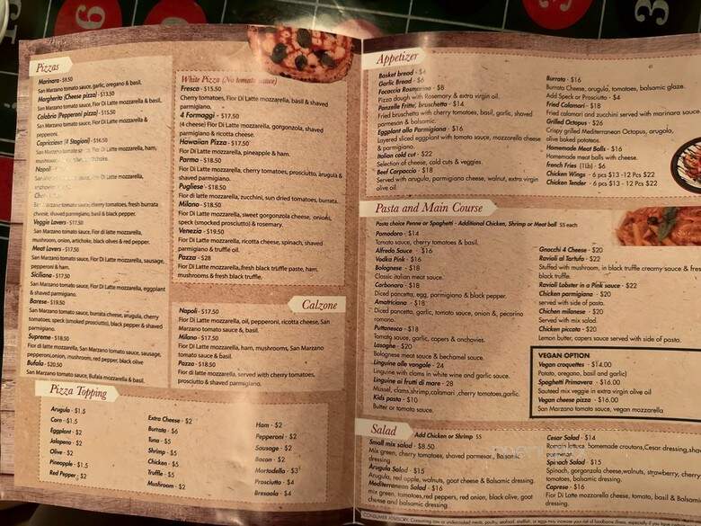 Pizza Pazza - Miami, FL menu_pic