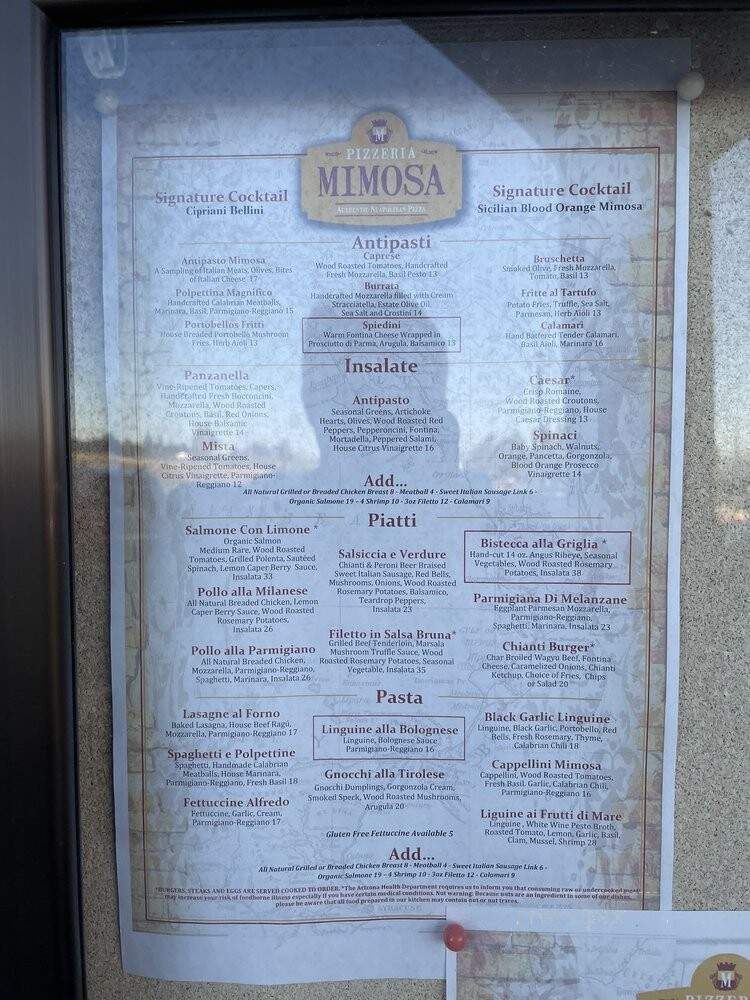 Pizzaria Mimosa - Hereford, AZ menu_pic
