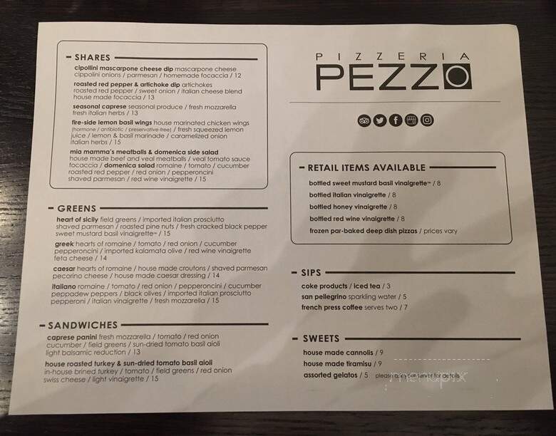 Pizzeria Pezzo - White Bear Lake, MN