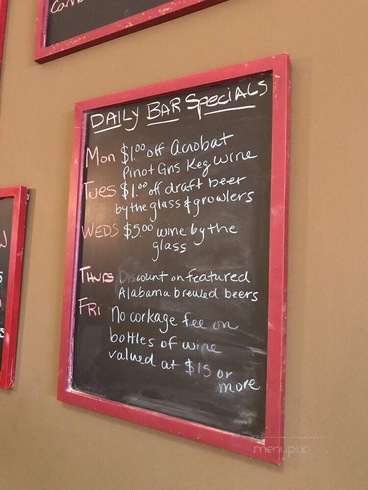 Pleasure is All Wine - Pelham, AL menu_pic
