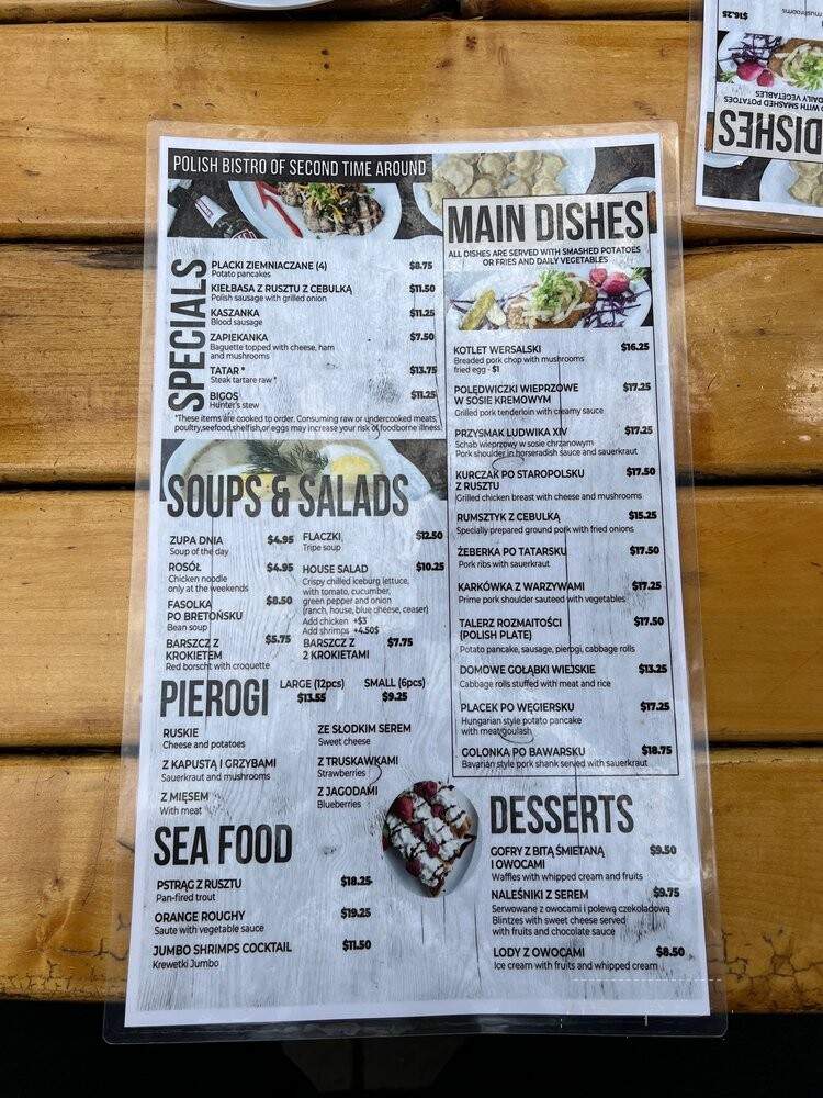 Polish Bistro - Chicago, IL menu_pic