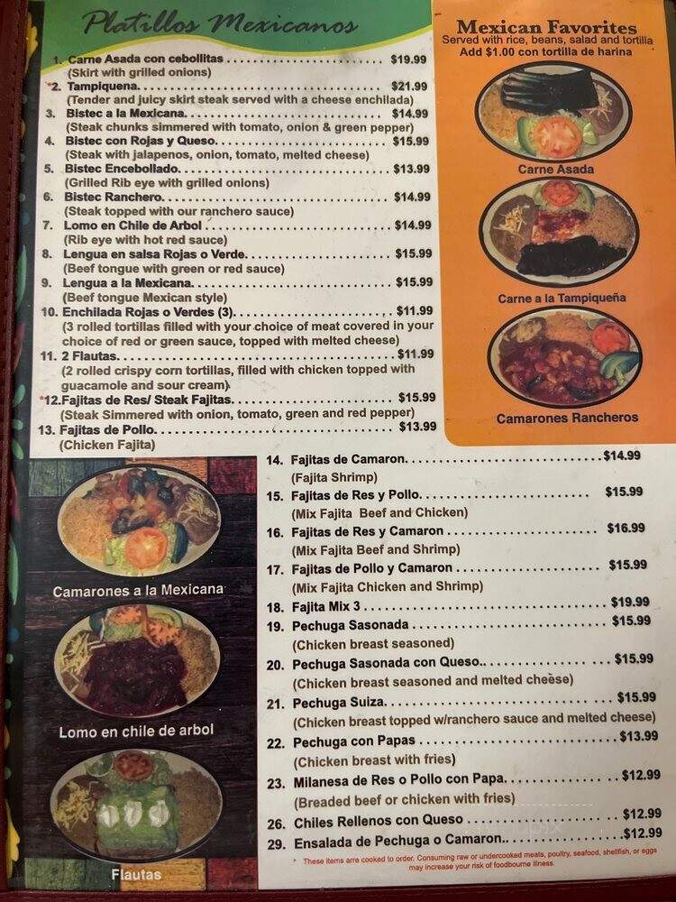 Poncitllan Jalisco - Chicago, IL menu_pic