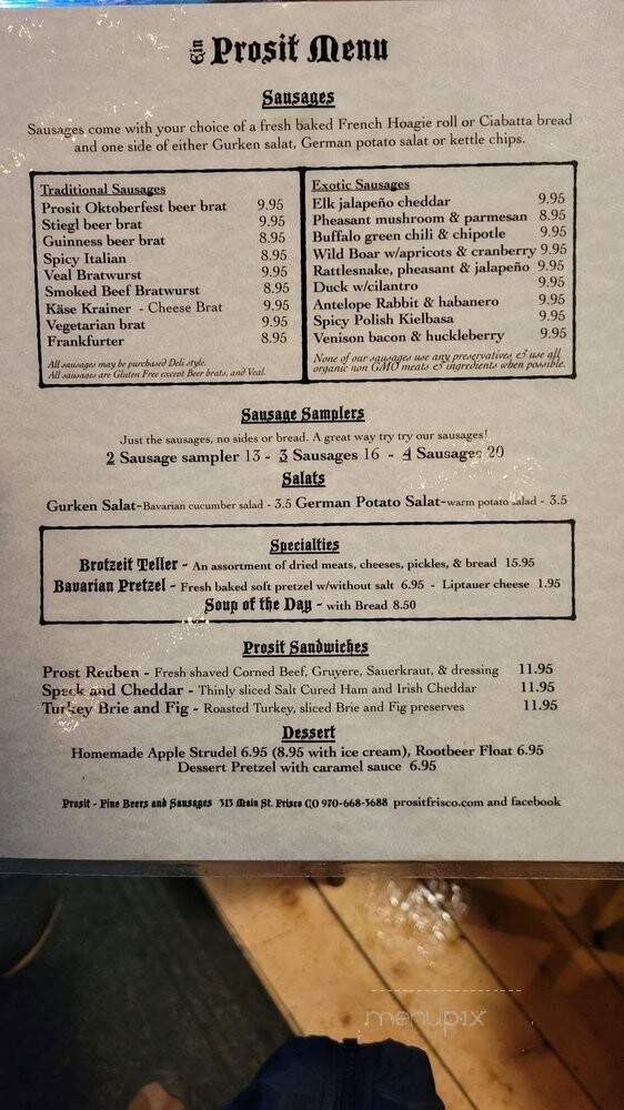 Prost - Frisco, CO menu_pic