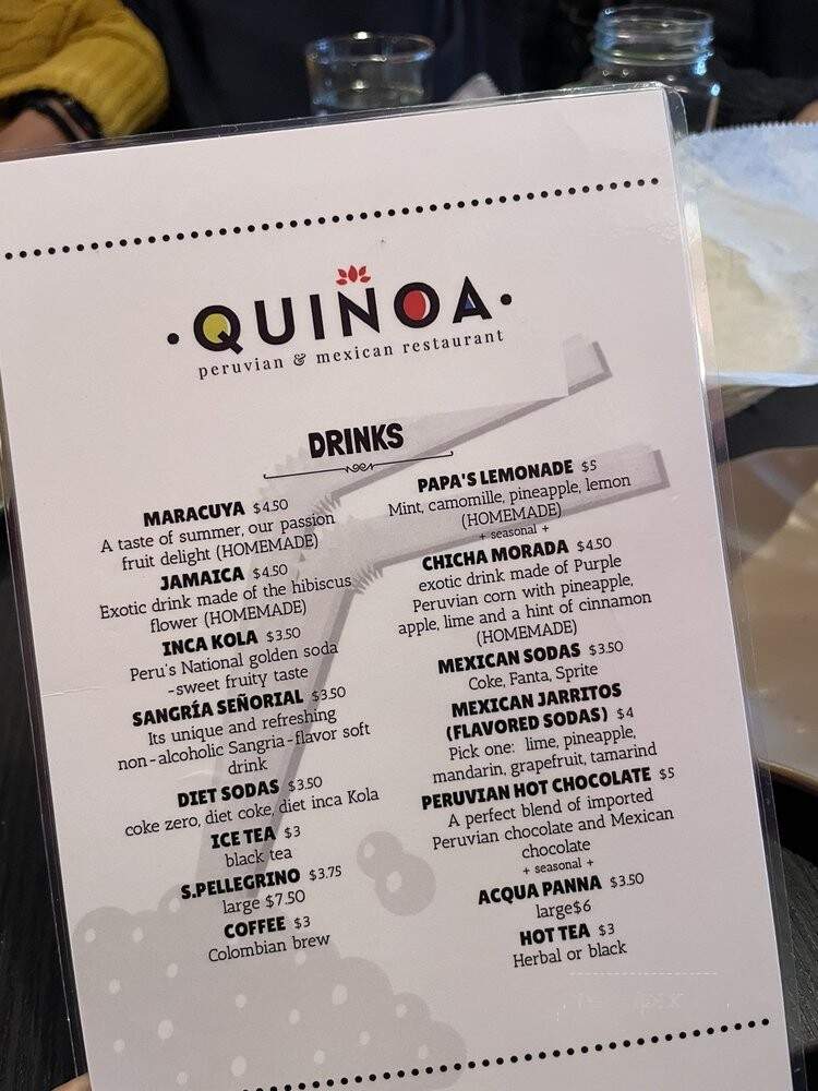 Quinoa Peruvian & Mexican Restaurant - Doylestown, PA