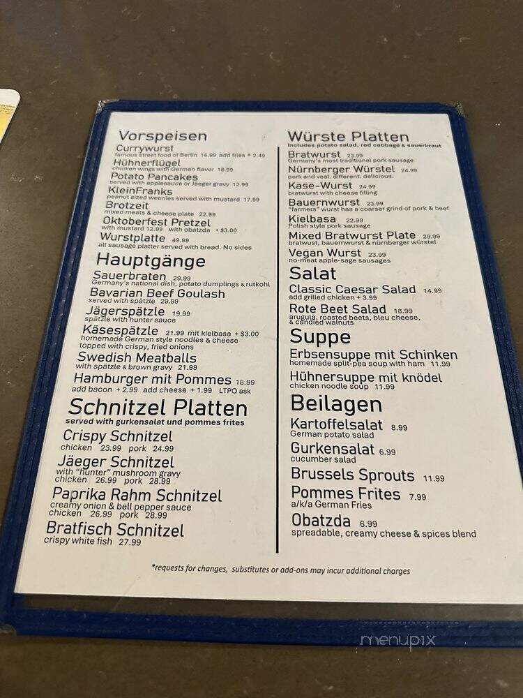 Reichenbach Hall - New York, NY menu_pic