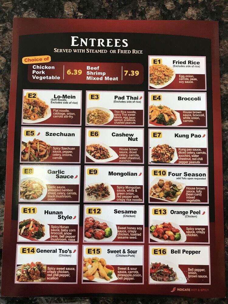 Rice Xpress - Dallas, TX menu_pic