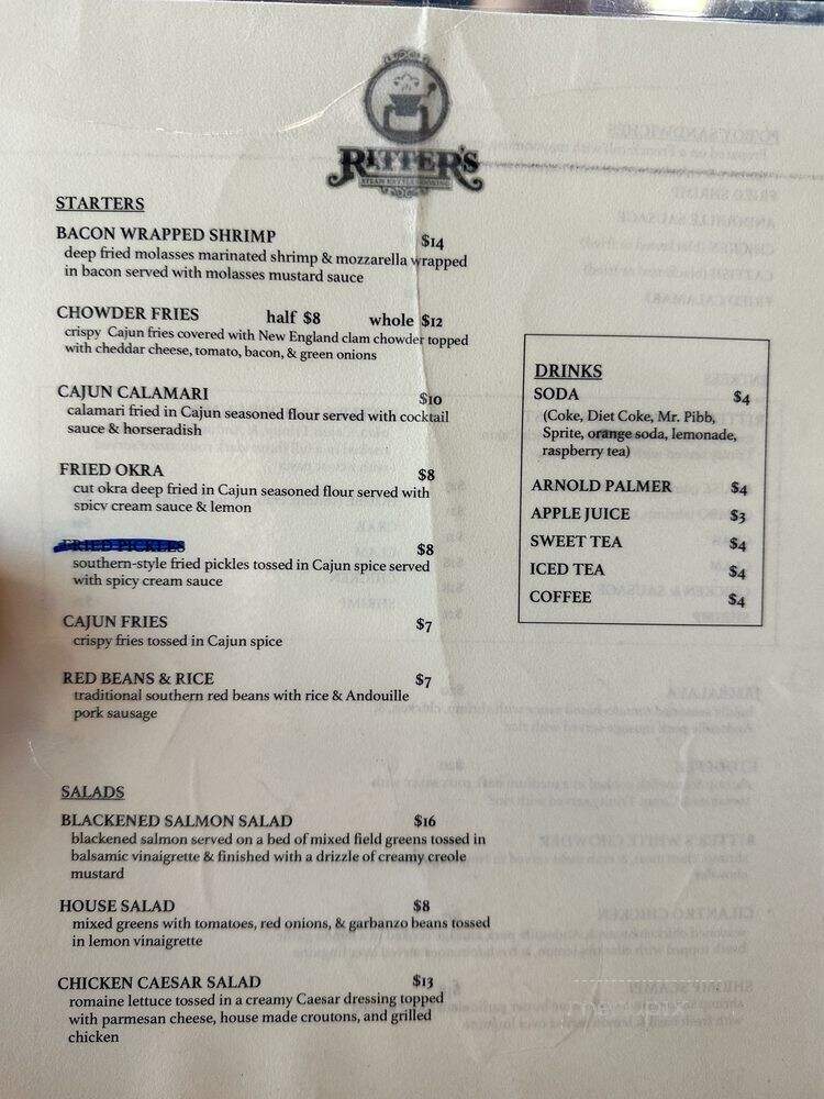 Ritter's SKC - Santa Ana, CA menu_pic