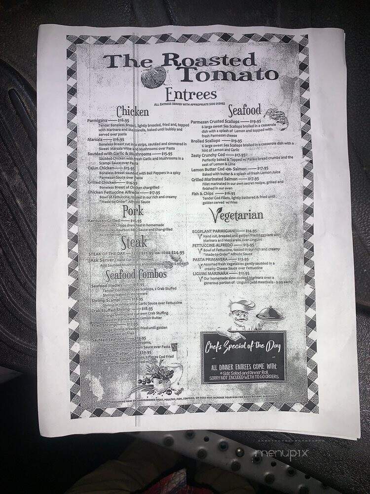 Roasted Tomato Diner - East Stroudsburg, PA menu_pic