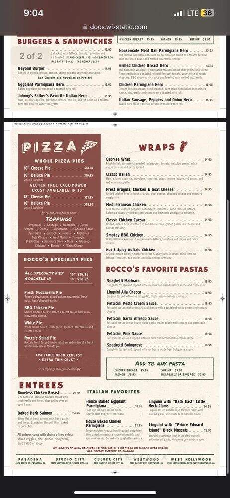 Rocco's Tavern - Culver City, CA