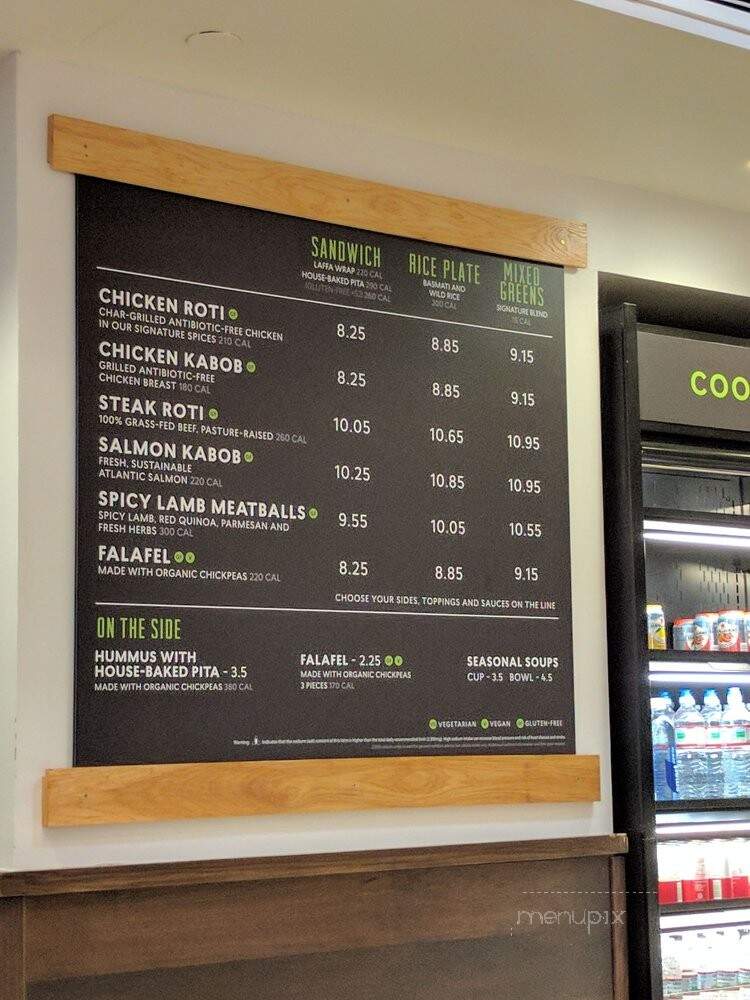 Roti Mediterranean Grill - New York, NY menu_pic