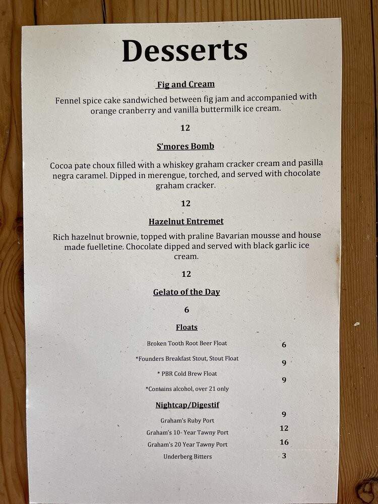 Rustic Goat - Anchorage, AK menu_pic