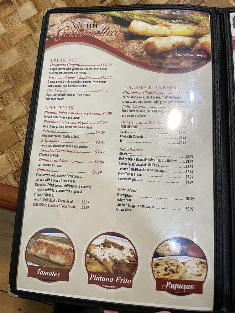 Sabor Latino - Salt Lake City, UT menu_pic