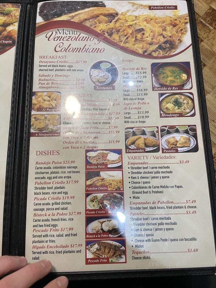 Sabor Latino - Salt Lake City, UT menu_pic