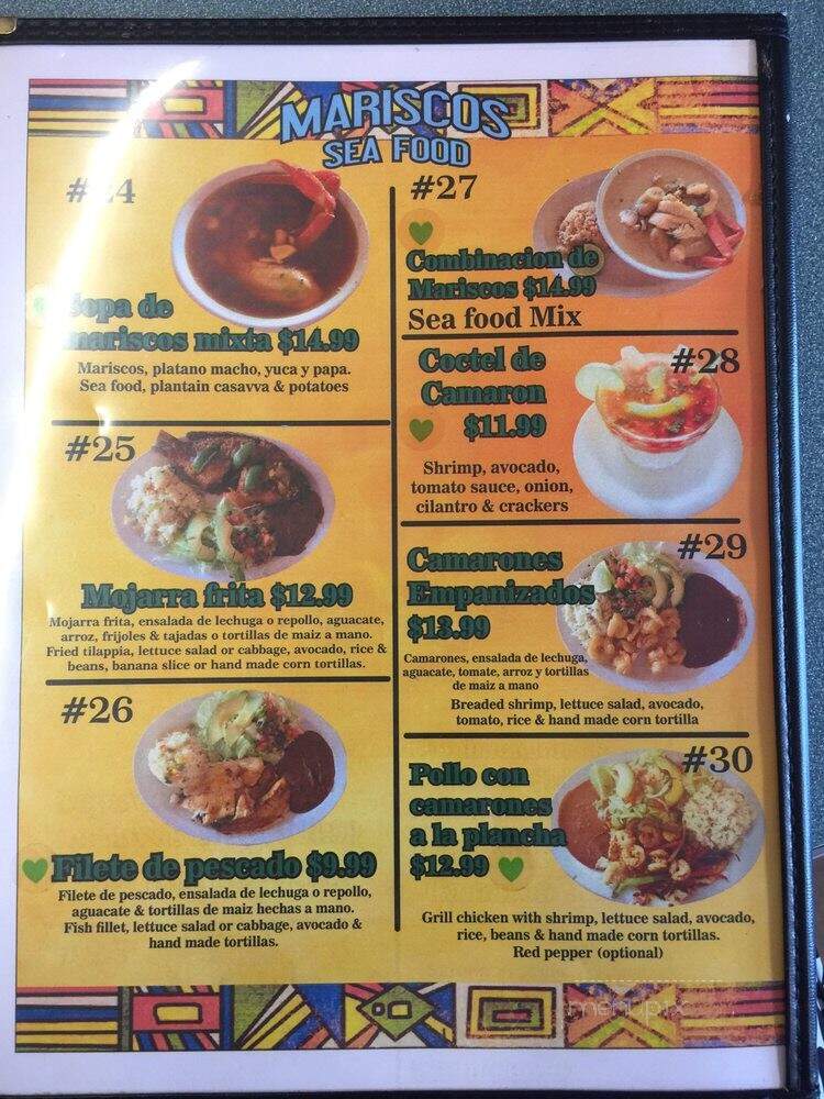 Sabor Latino - Kansas City, KS menu_pic