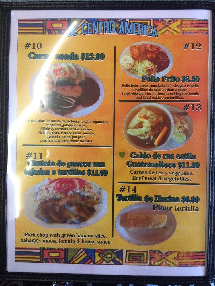 Sabor Latino - Kansas City, KS menu_pic