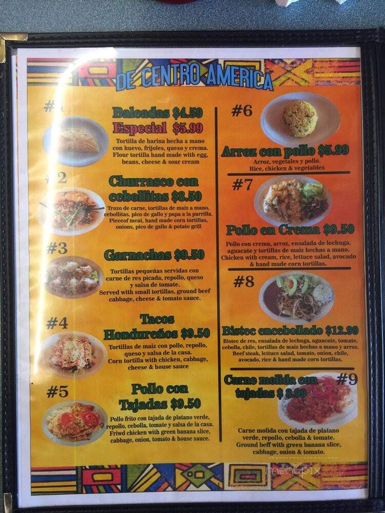 Sabor Latino - Kansas City, KS menu_pic