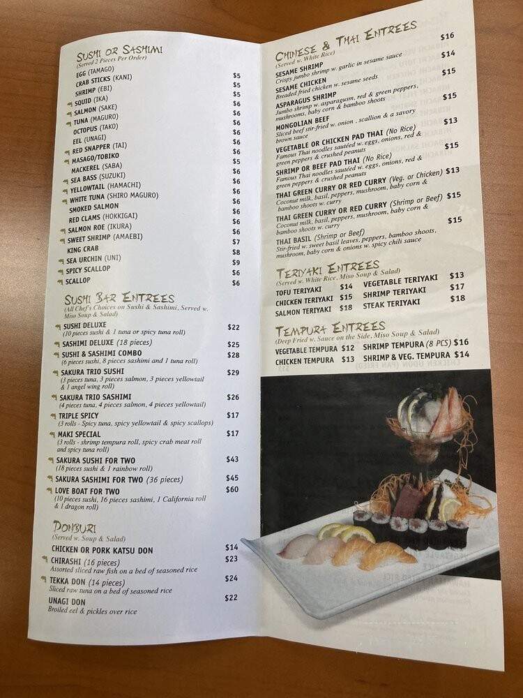 Sakura Sushi & Grill - Menomonee Falls, WI