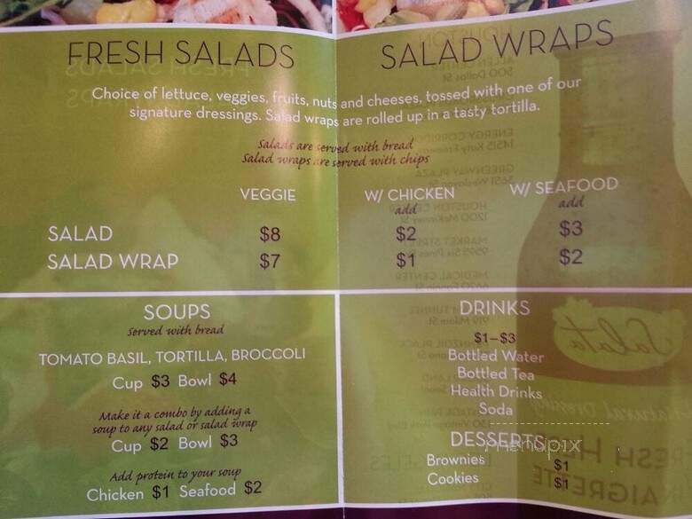 Salata - Dallas, TX menu_pic