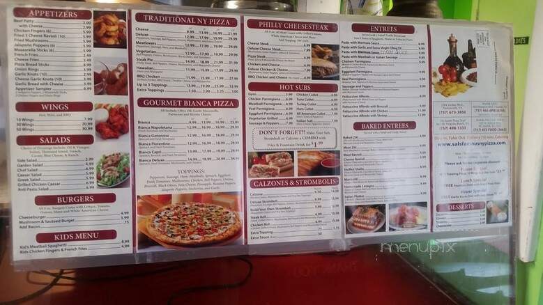 Sal's Pizza - Portsmouth, VA menu_pic