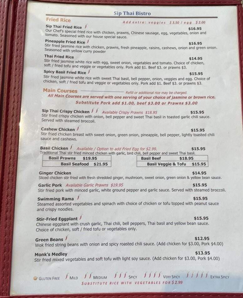 Sip Thai Bistro - Redmond, WA