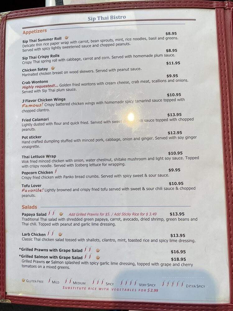 Sip Thai Bistro - Redmond, WA