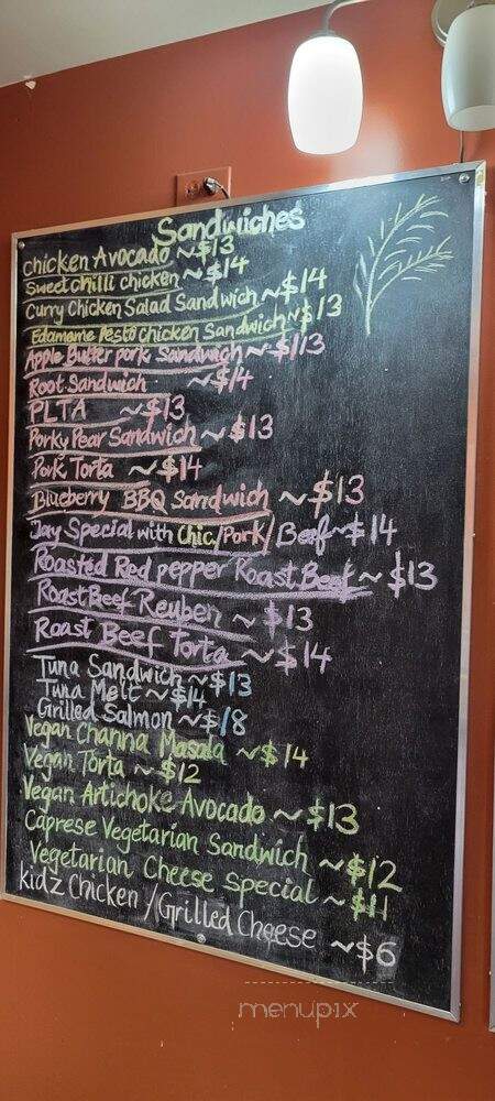 Slow G's Eatery - Danville, CA menu_pic