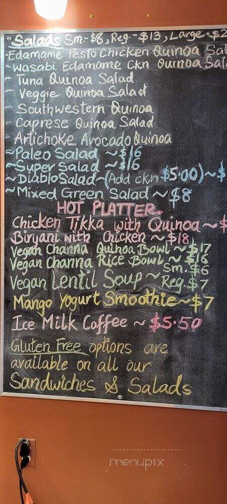 Slow G's Eatery - Danville, CA menu_pic