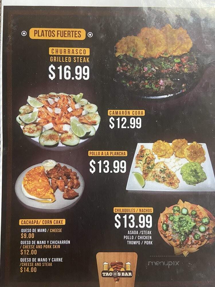 Smiley Express Mart #2 Taco Bar - Charlotte, NC menu_pic
