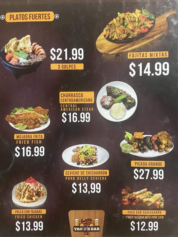 Smiley Express Mart #2 Taco Bar - Charlotte, NC menu_pic