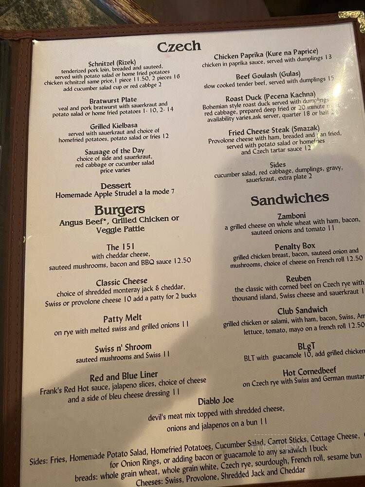 Sobo 151 - Denver, CO menu_pic