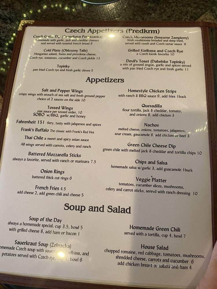 Sobo 151 - Denver, CO menu_pic