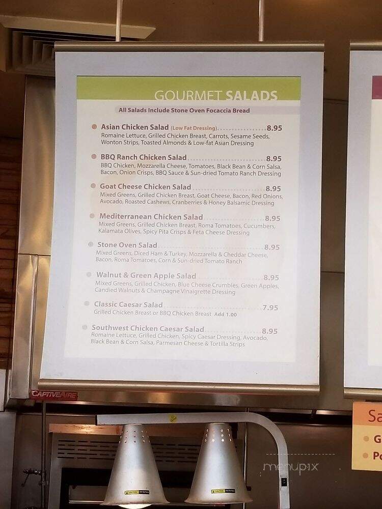 Stone Oven - Valencia - Valencia, CA menu_pic