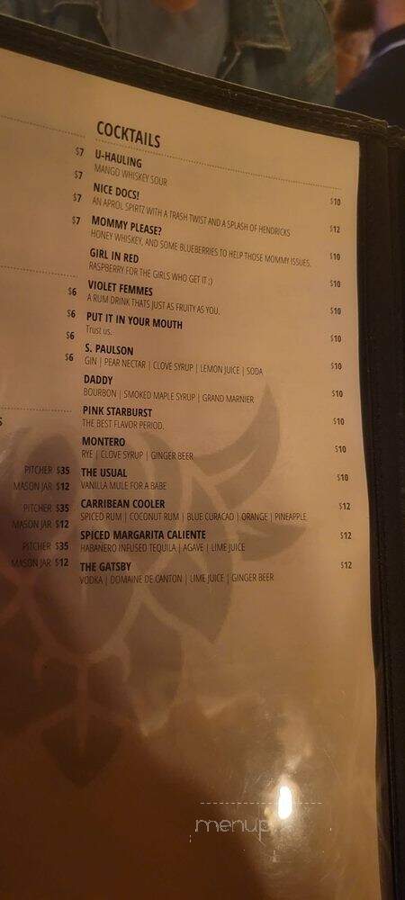 Strange Loves - Philadelphia, PA menu_pic