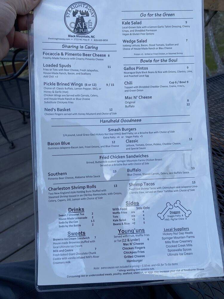 Strightaway Cafe and Pub - Black Mountain, NC