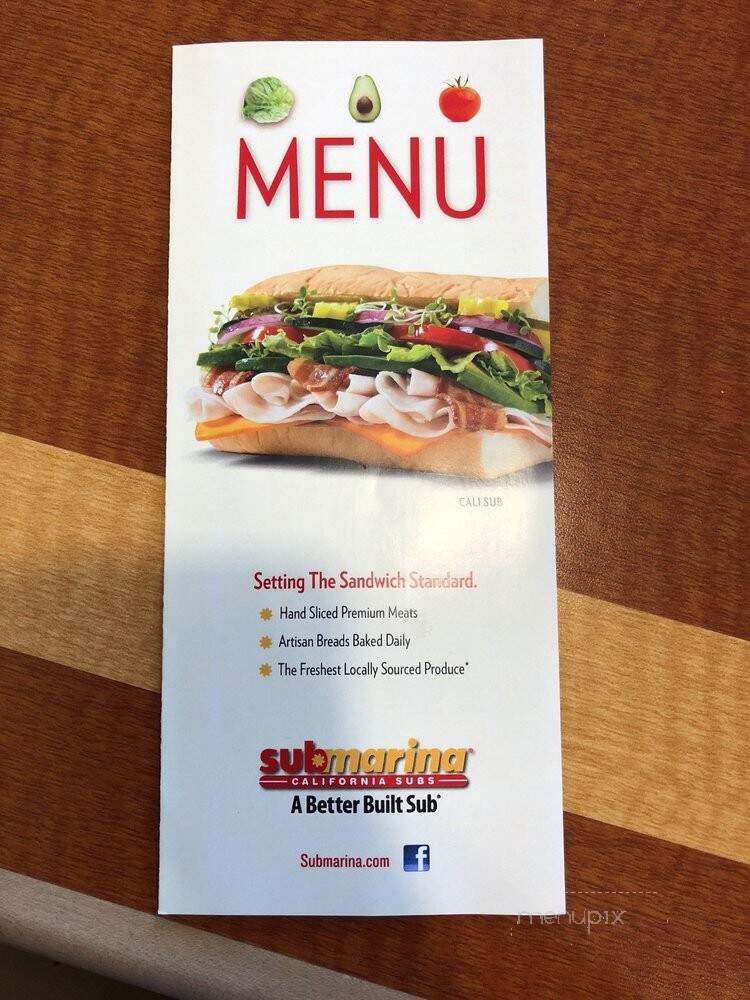 Submarina California Subs - Santa Clarita, CA menu_pic