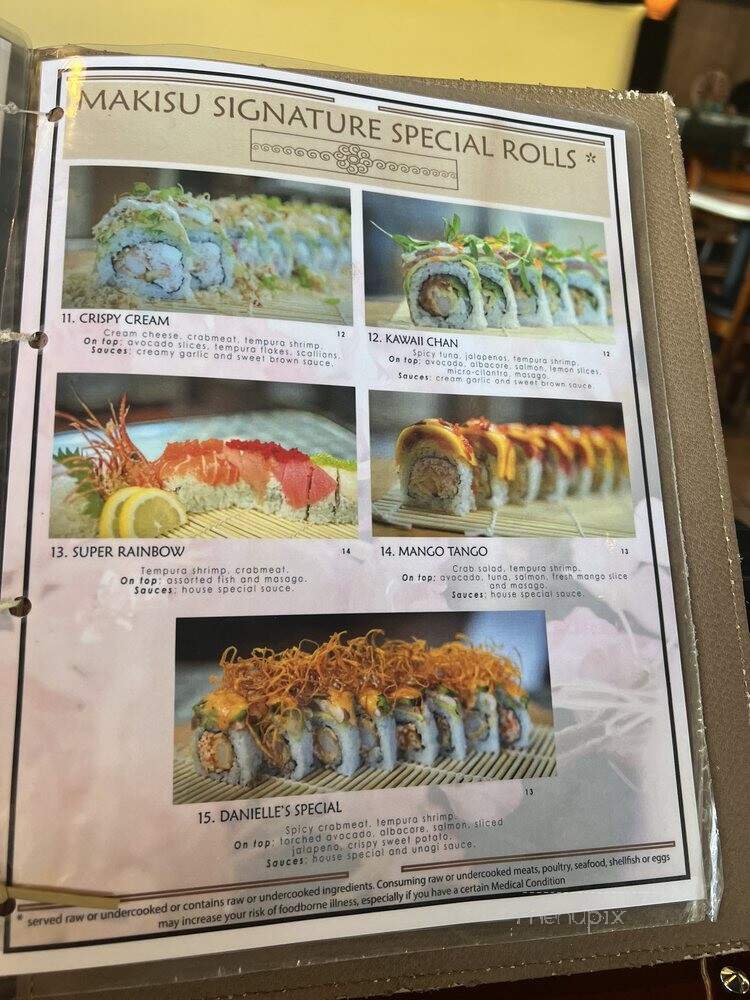 Sumo Sushi - Sacramento, CA menu_pic