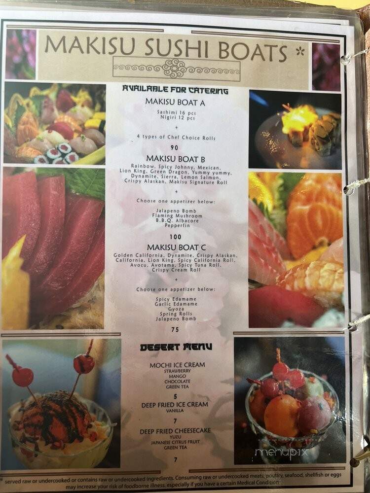 Sumo Sushi - Sacramento, CA menu_pic