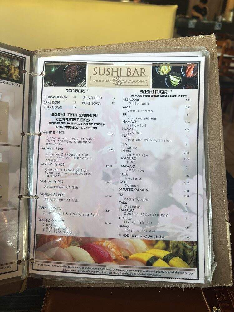 Sumo Sushi - Sacramento, CA menu_pic