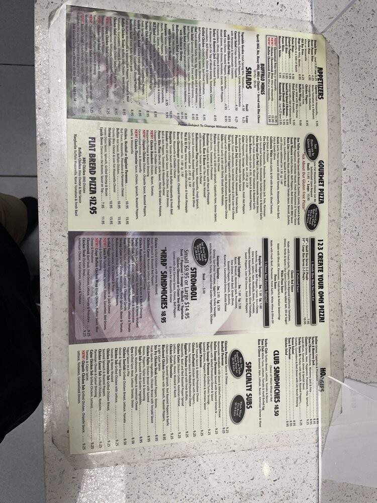 Sun Valley Pizza and Catering - Bryn Mawr, PA menu_pic