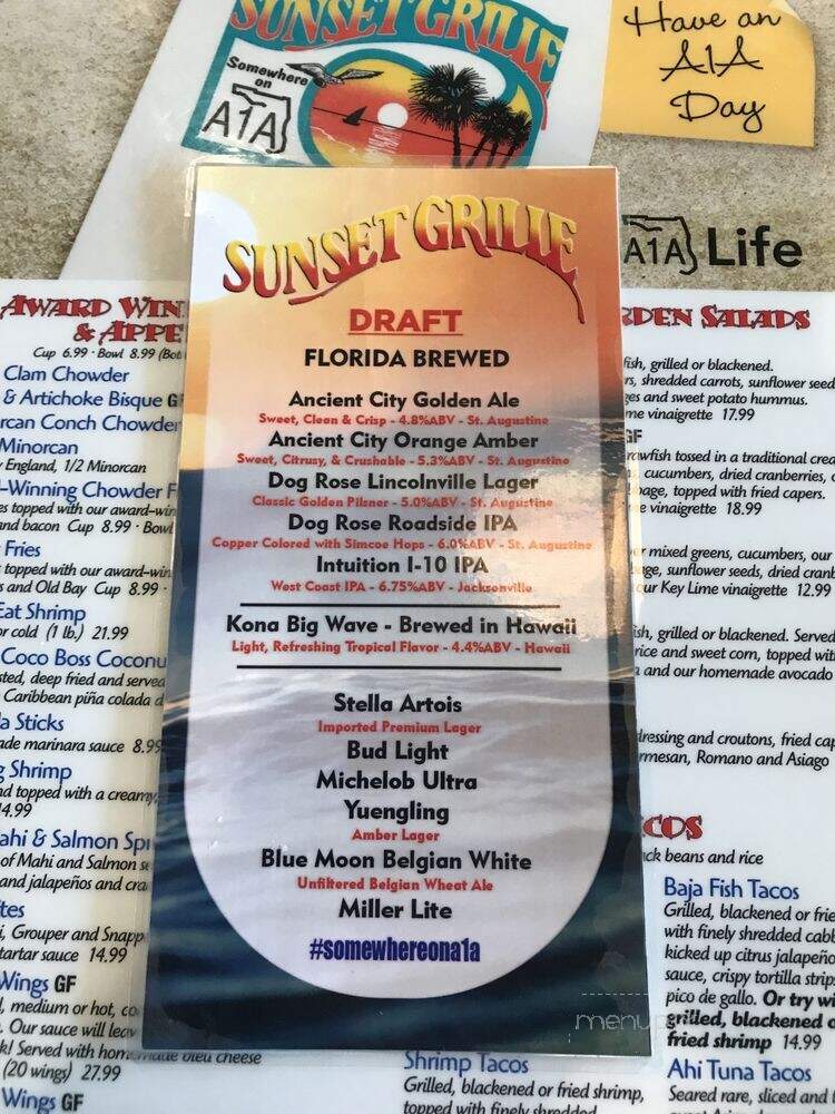 Sunset Grille - St Augustine, FL