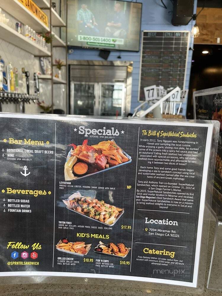 Supernatural Sandwiches - San Diego, CA